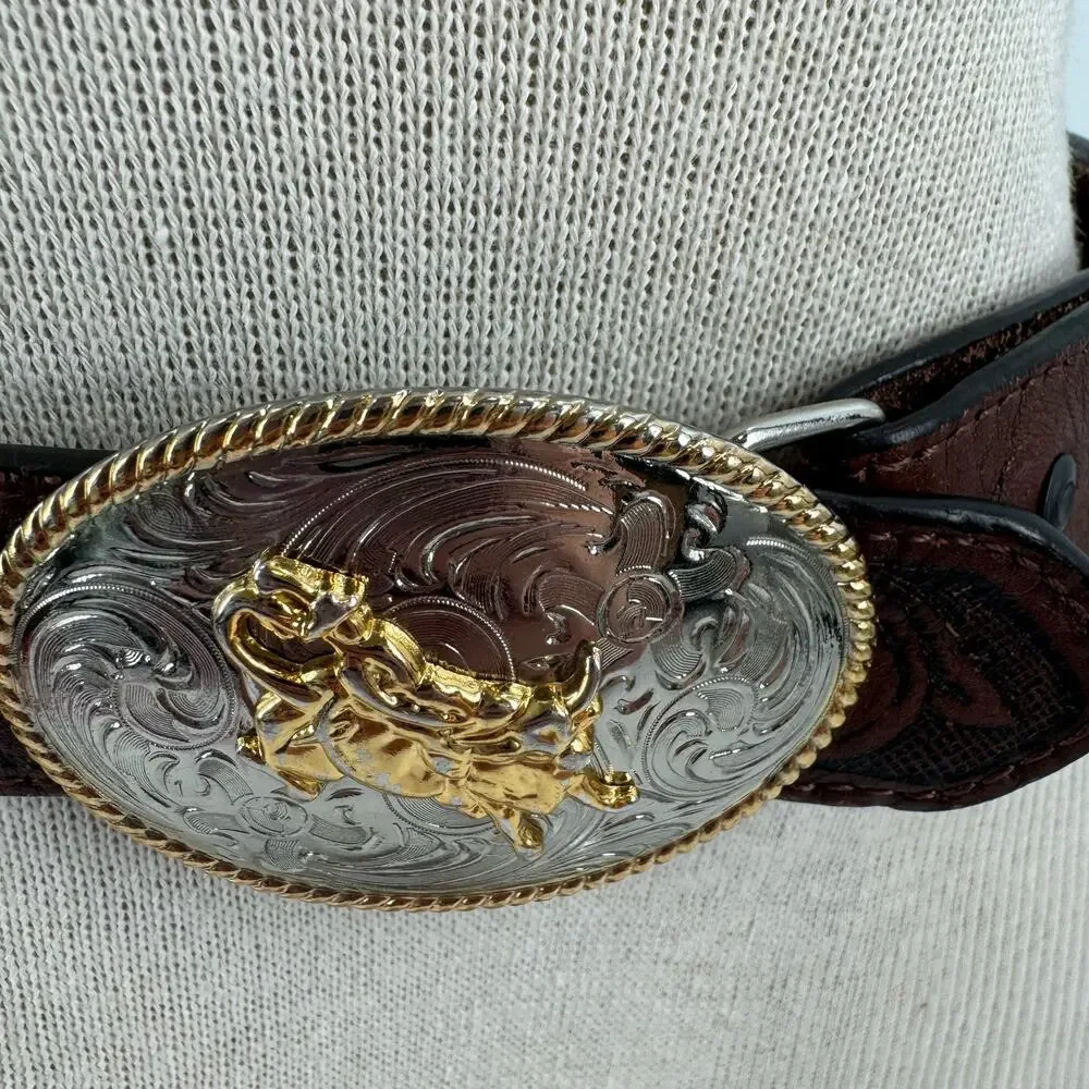 Vintage small western belt